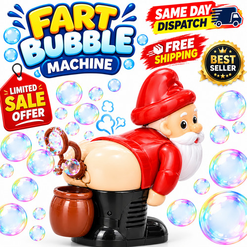 Santa claus fart - santa, bubble