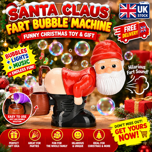 Santa claus fart bubble - santa,