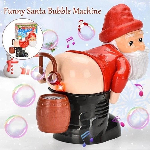 Santa claus fart bubble - santa,