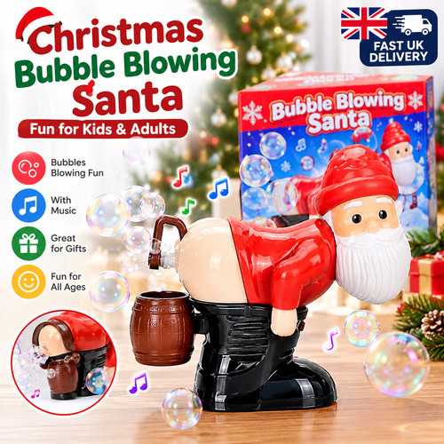 Santa claus fart bubble - santa,