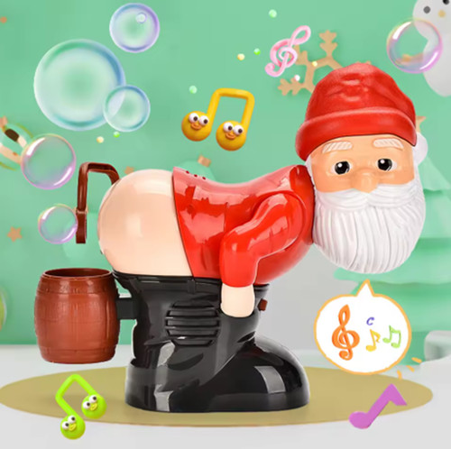 Santa claus fart bubble - santa,