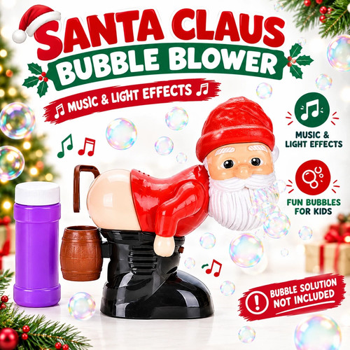 Santa claus fart bubble - fart,