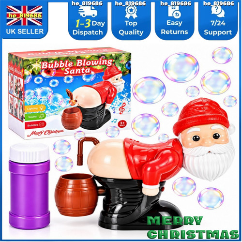 Automatic santa claus bubble - santa,