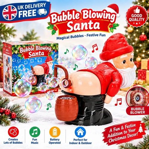 Santa claus fart bubble - santa,