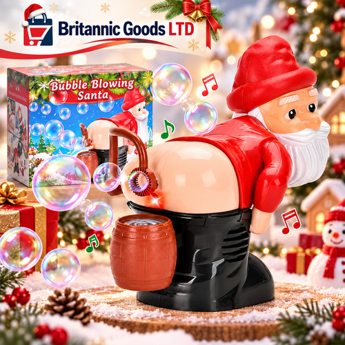 Santa claus fart bubble - santa,