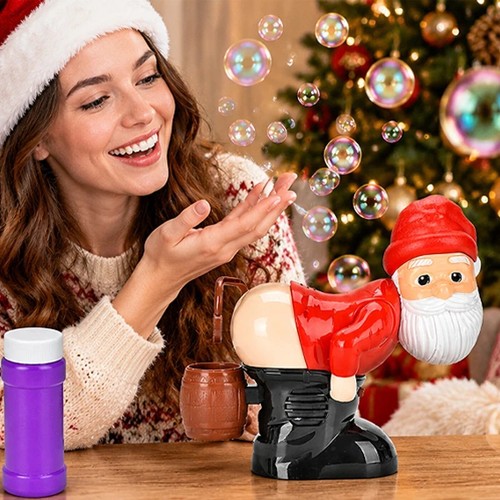 Santa claus fart bubble - santa,