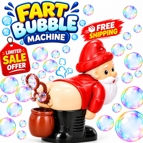 Santa claus fart bubble - santa,